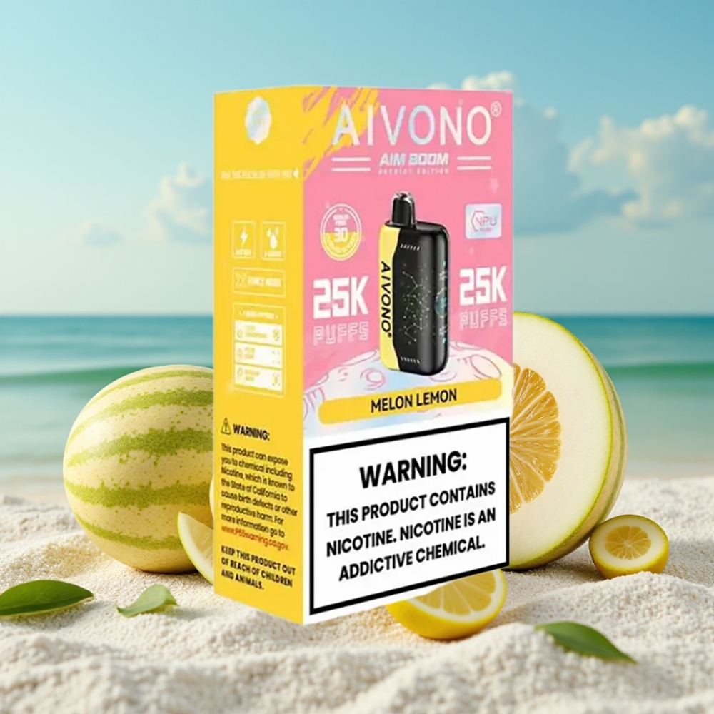 Aivono AIM BOOM 25000 Pūfas 28ml 650mAh Melone Citrons