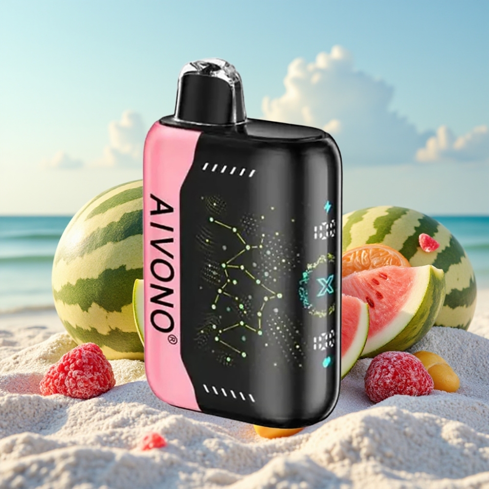 Aivono AIM BOOM 25000 Pūfu Arbūza Ledus 0-5 28ml 650mAh