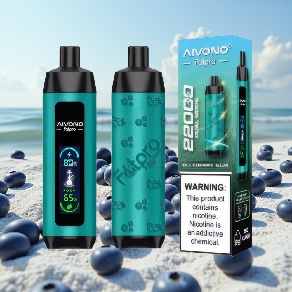Aivono AIM FATPRO 22000 Puffs 28ml 06Ω Zilā Melle