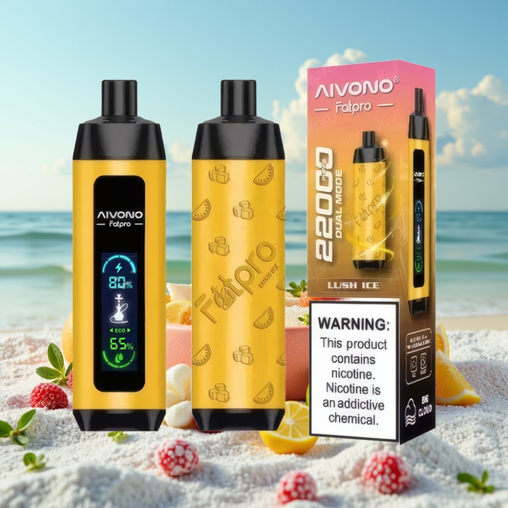 Aivono AIM FATPRO 22000 Puffs 28ml Lush Ledus 06Ω Mēsla spole
