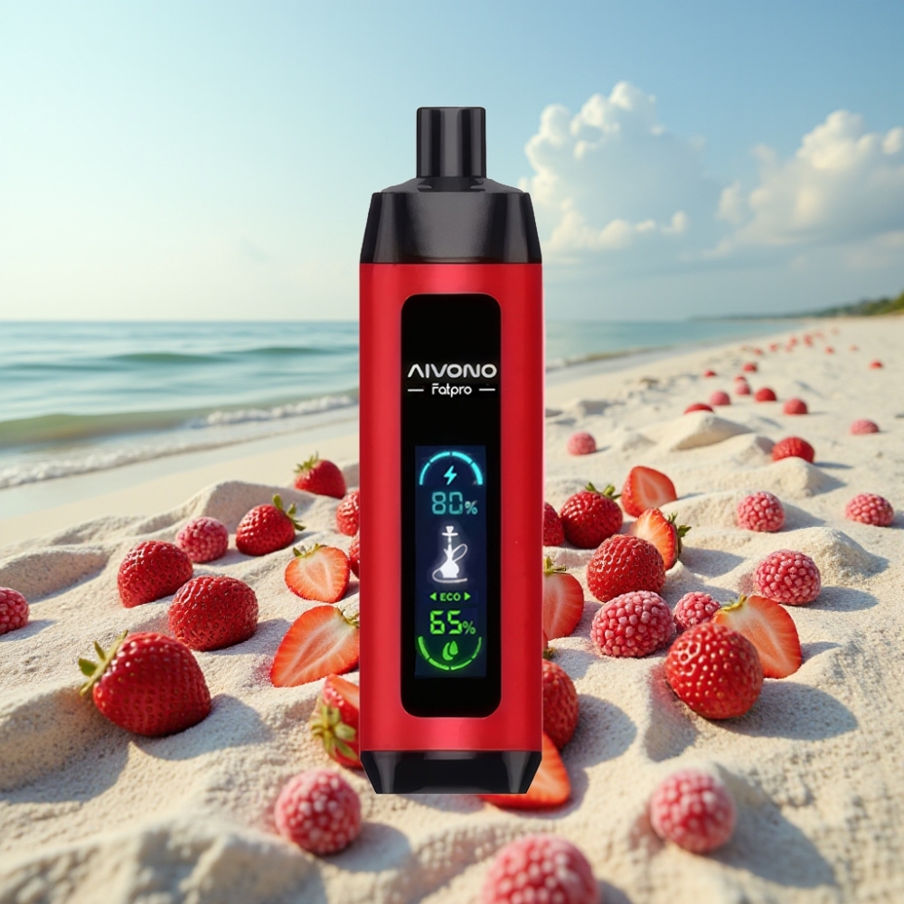 Aivono AIM FATPRO 22000 Puffs 28ml Zemess 10 garšas (Zemeņu Punšs) 5 Nikotīna