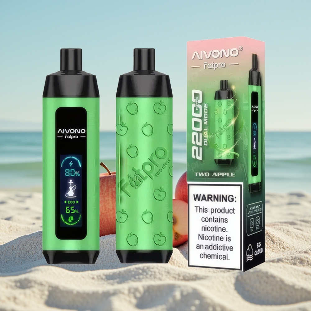 Aivono AIM FATPRO 22000 Puffs Divi Āboli 2/3/5 Nikotīns 28ml 600mAh