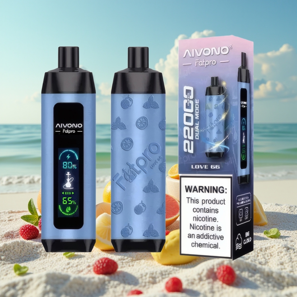 Aivono AIM FATPRO 22000 Pūšu 28ml 10 Garšas 06Ω Love 66