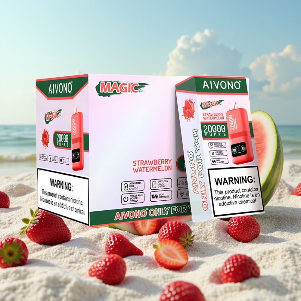 Aivono AIM MAGIC 20000 Puffs 26ml Zemeņu Arbūzs 5 Nikotīns