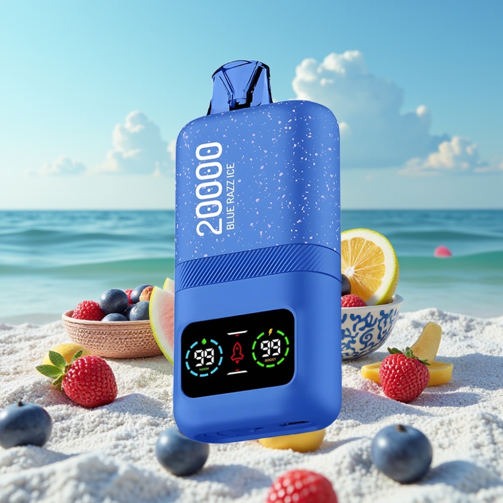 Aivono AIM MAGIC 20000 Puffu Disposable Vape Zilā Aveņu Ledus 0-5 Nikotīns 26ml 600mAh