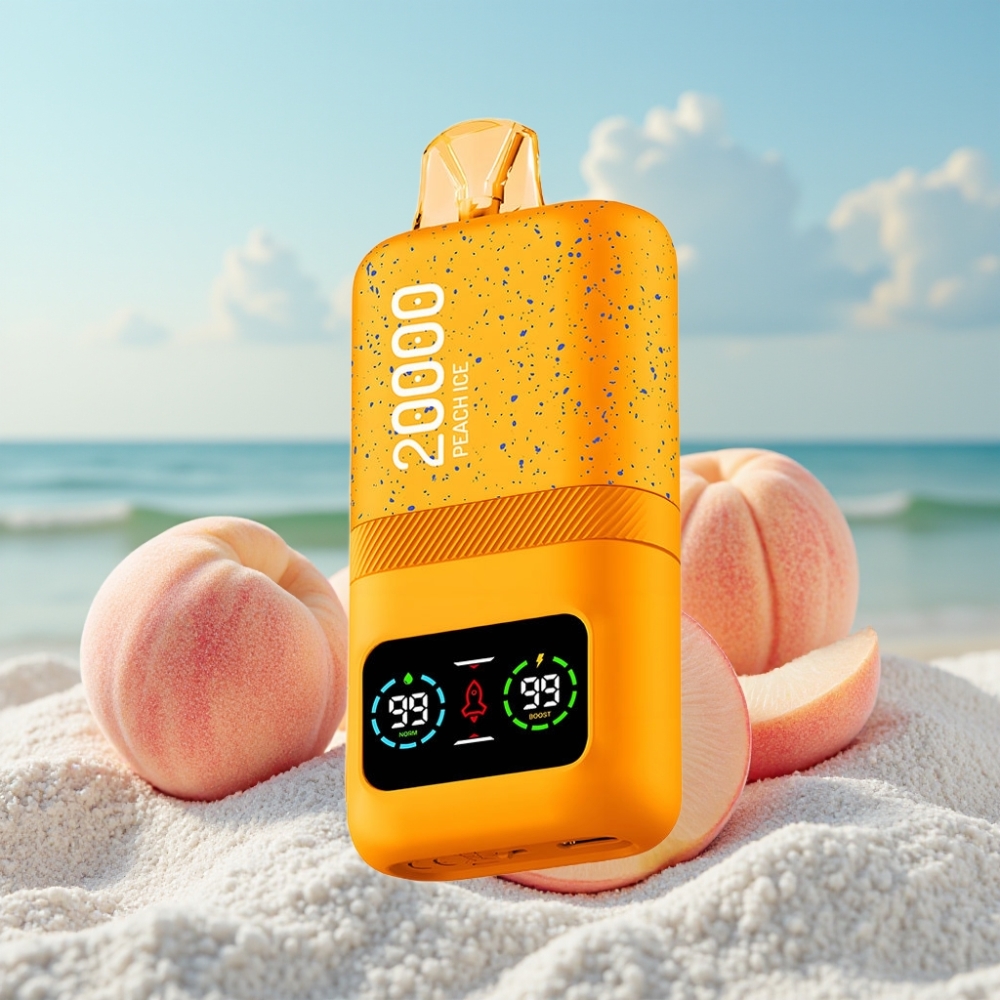 Aivono AIM MAGIC 20000 Pūfas 26ml Dual Mesh LCD Persiku Ledus