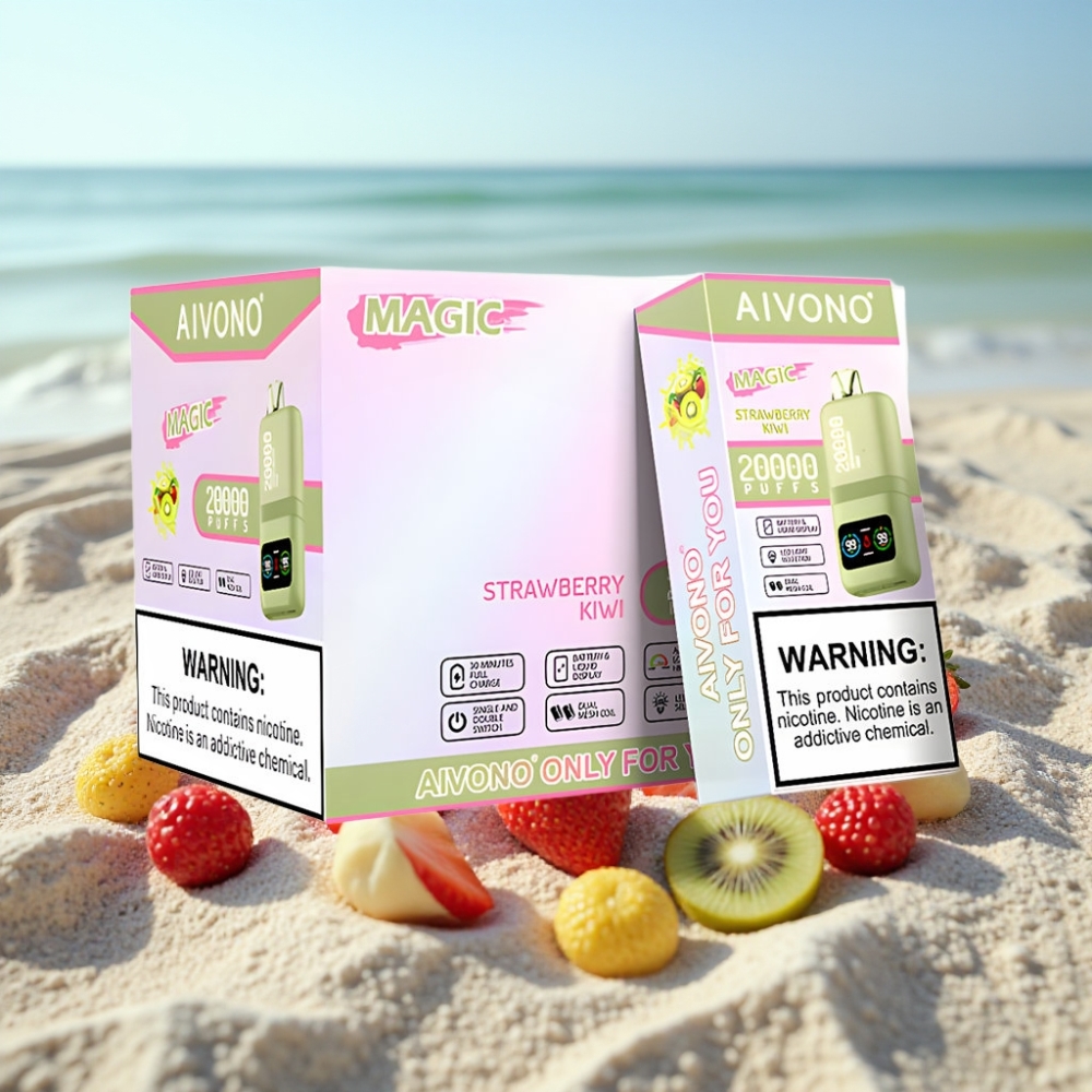 Aivono AIM MAGIC 20000 Pūfas 26ml Zemeņu-Kivi 5 Nikotīna