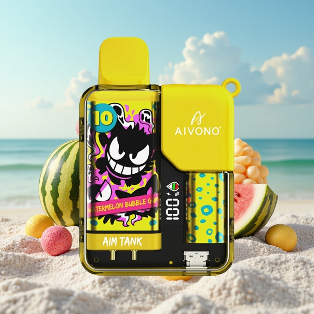 Aivono AIM-TANK 9500 Puffs 18ml 650mAh Arbūza Burbuļgumija