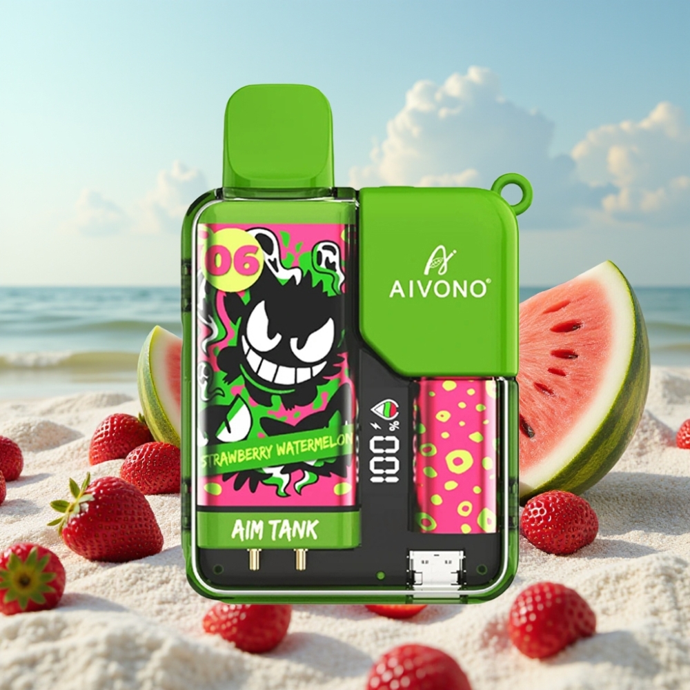 Aivono AIM-TANK 9500 Puffs 18ml 650mAh Zemeņu Arbūzs