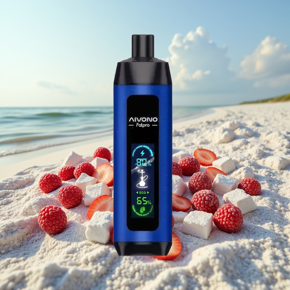 Aivono Aim Fatpro 22000 Puffs Disposable Vape Ogļu Ice 0/2/3/5 Nic 28ml 600mAh