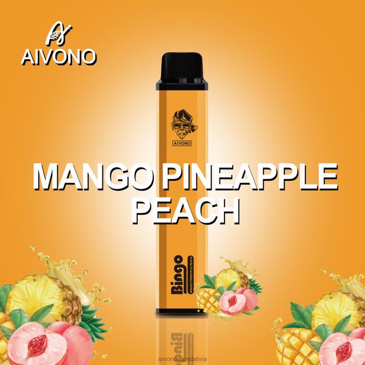 mango ananāsu persiks