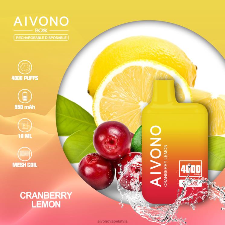 dzērveņu citrons