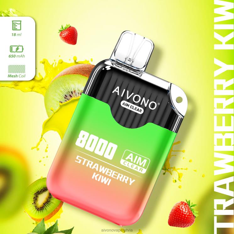 Aivono Latvia - Aivono AIM CLEAR 8000 zemeņu kivi 4V8XV210