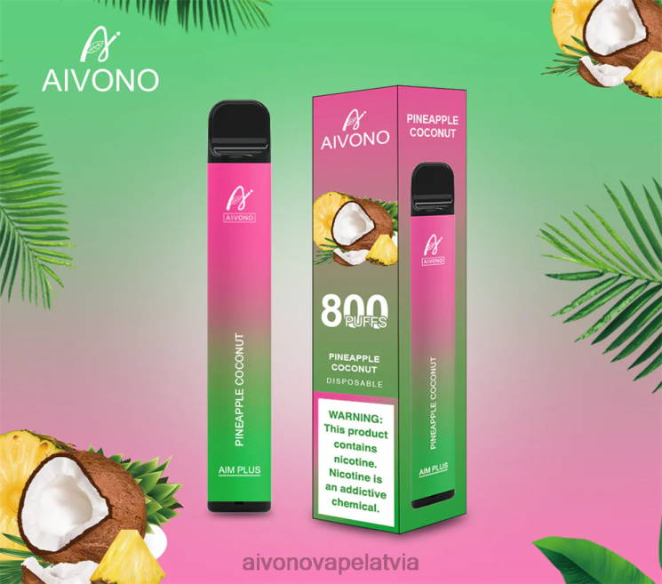 Aivono Latvia - Aivono AIM PLUS 800 ananāsu kokosrieksts 4V8XV200