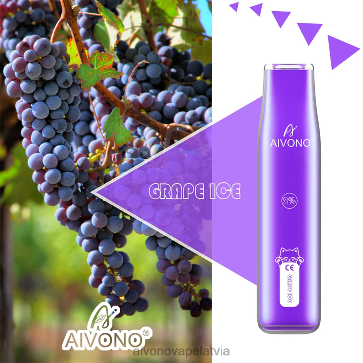 Aivono Puffs - Aivono AIM CAT 400 vīnogu ledus 4V8XV337