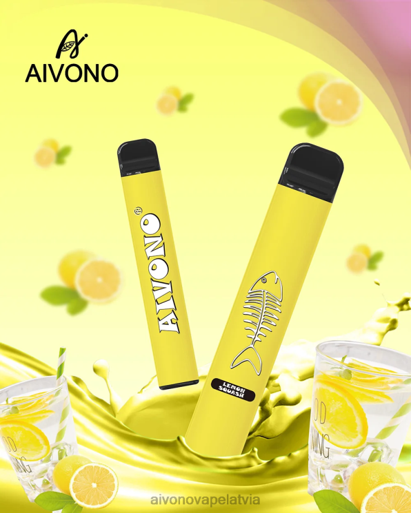Aivono Puffs - Aivono AIM FISHBONE 600 citronu komanda 4V8XV287