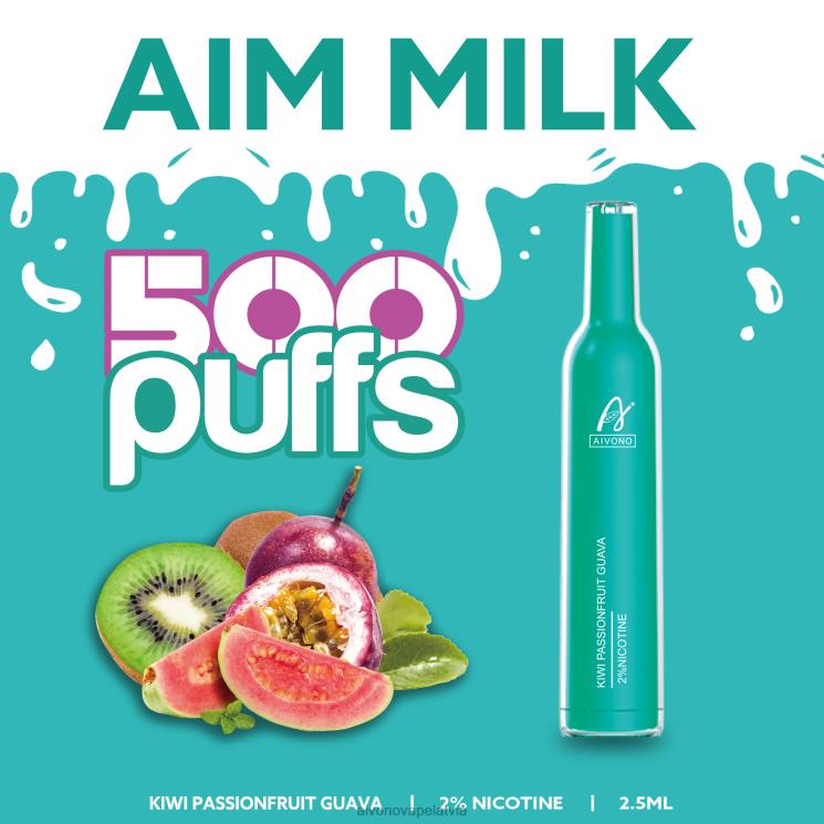 Aivono Puffs - Aivono AIM MILK 500 kivi pasifloru gvajava 4V8XV272
