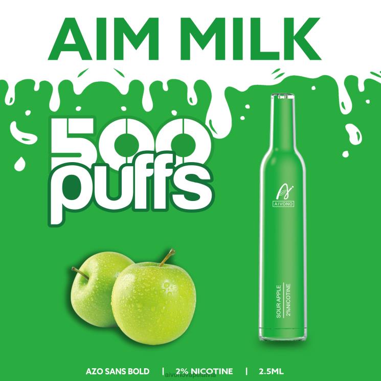 Aivono Puffs - Aivono AIM MILK 500 skābs ābols 4V8XV267