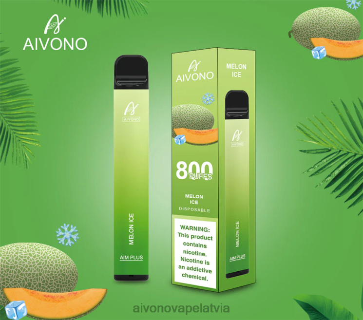Aivono Puffs - Aivono AIM PLUS 800 melones ledus 4V8XV187