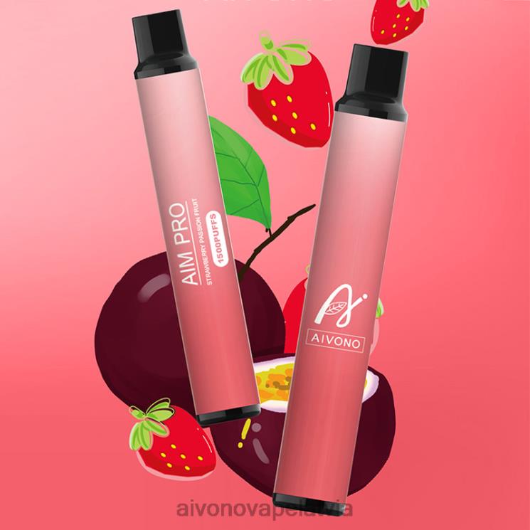 Aivono Puffs - Aivono AIM PRO 1500 zemeņu pasifloras auglis 4V8XV162