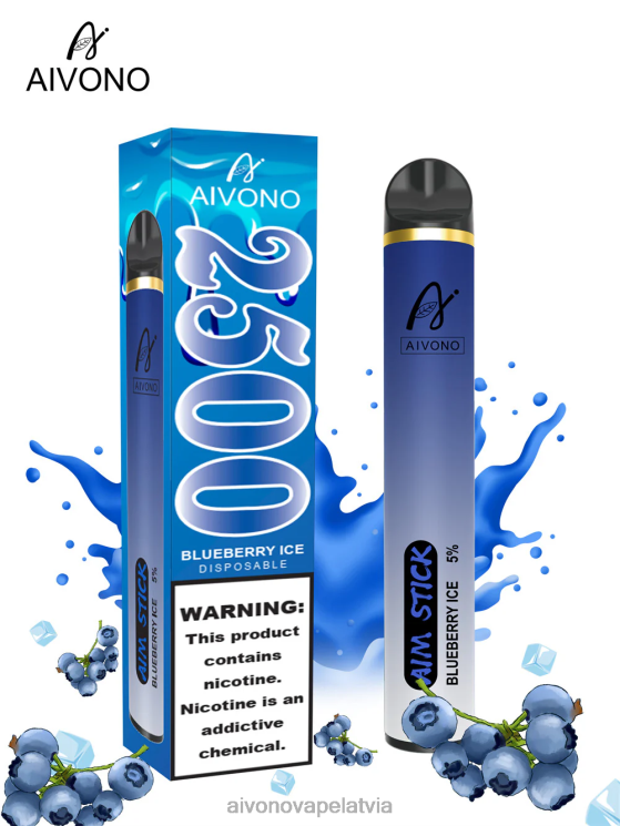 Aivono Puffs - Aivono AIM STICK 2500 melleņu ledus 4V8XV152