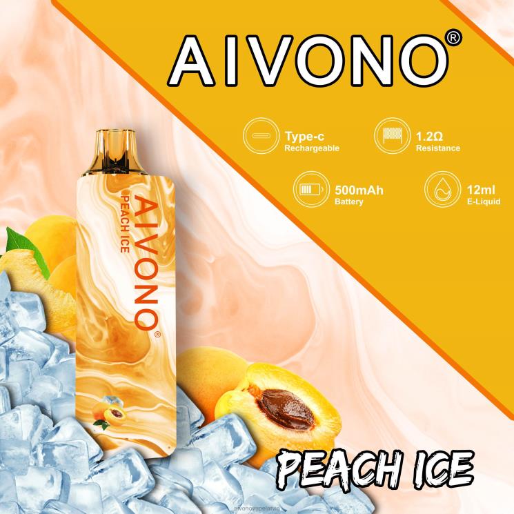 Aivono Vape - Aivono AIM GUN 7000 persiku ledus 4V8XV103
