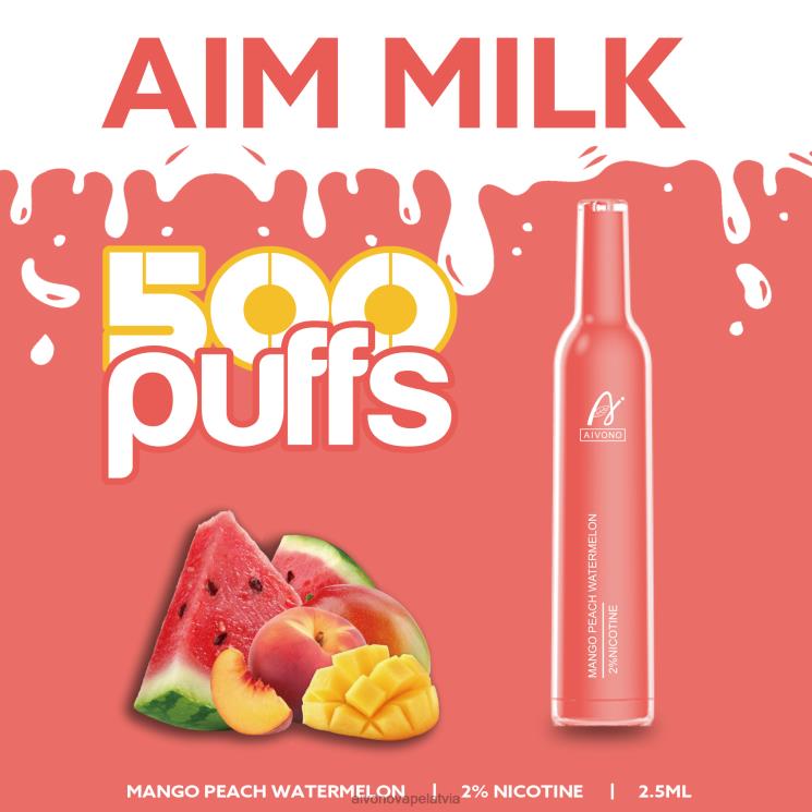 Aivono Vape - Aivono AIM MILK 500 mango persiku arbūzs 4V8XV268