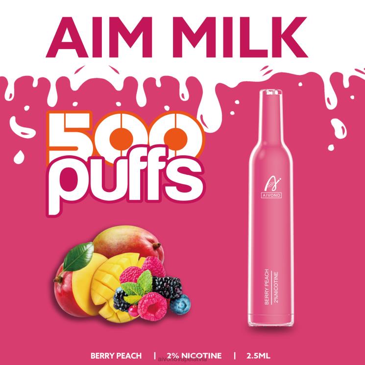 Aivono Vape - Aivono AIM MILK 500 ogu persiks 4V8XV273