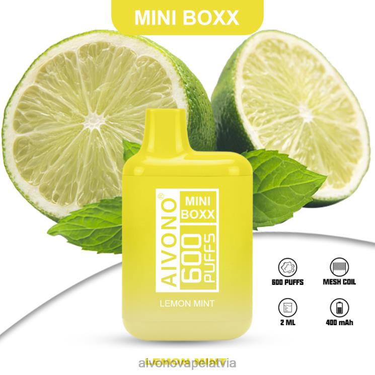 Aivono Vape - Aivono AIM MINI BOXX 600 citronu piparmētra 4V8XV233