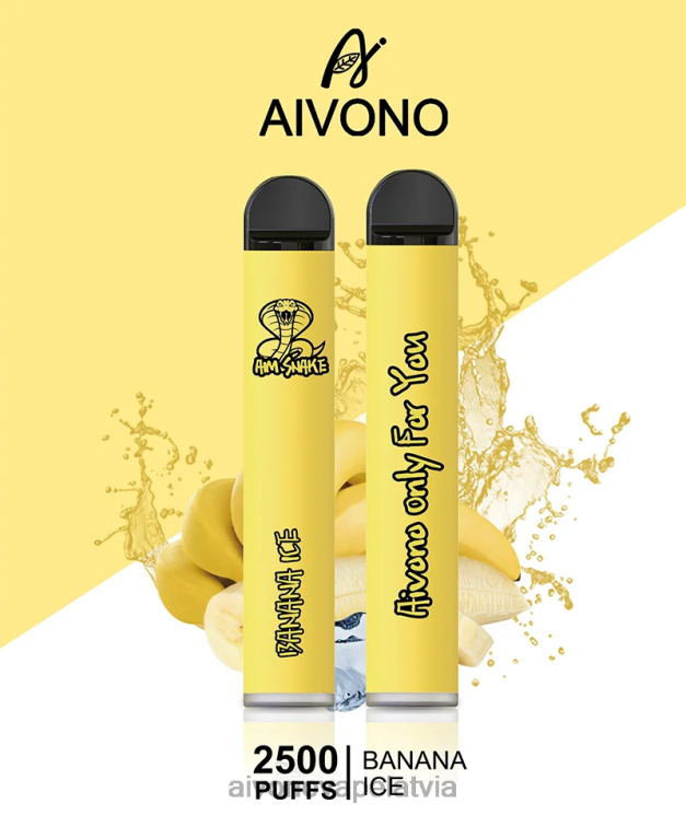 Aivono Vape - Aivono AIM SNAKE 2500 banānu ledus 4V8XV298