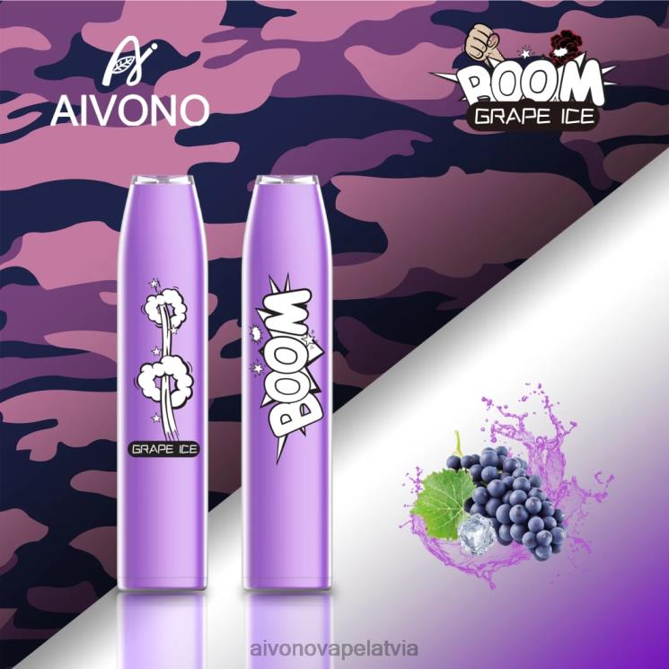 Aivono Vape Latvia - Aivono AIM BOOM 600 vīnogu ledus 4V8XV359