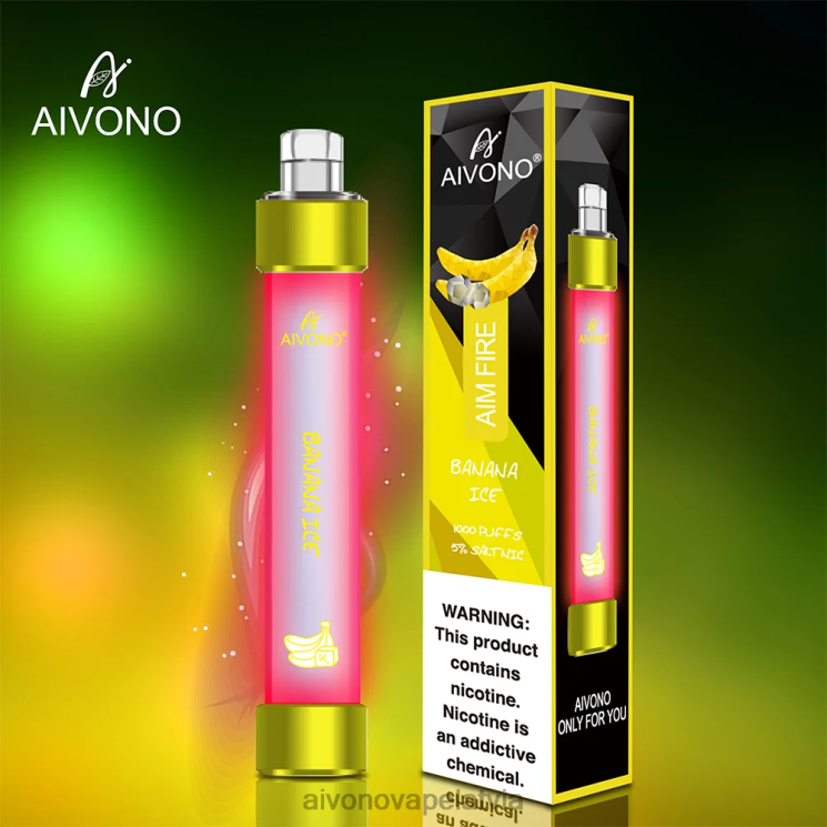 Aivono Vape Latvia - Aivono AIM FIRE 1000 banānu ledus 4V8XV324