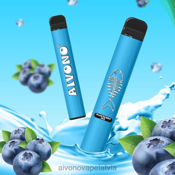 Aivono Vape Latvia - Aivono AIM FISHBONE 600 melleņu ledus 4V8XV279