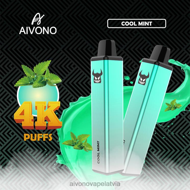 Aivono Vape Latvia - Aivono AIM FREAK 4000 forša piparmētra 4V8XV254