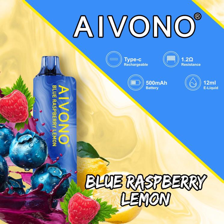 Aivono Vape Latvia - Aivono AIM GUN 7000 melleņu aveņu citronu 4V8XV109