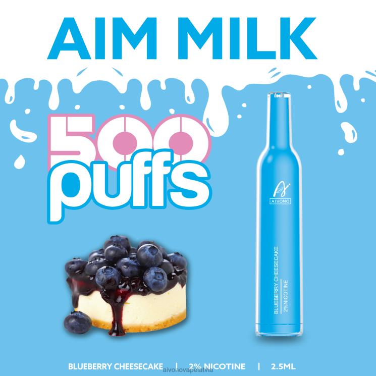 Aivono Vape Latvia - Aivono AIM MILK 500 melleņu siera kūka 4V8XV274