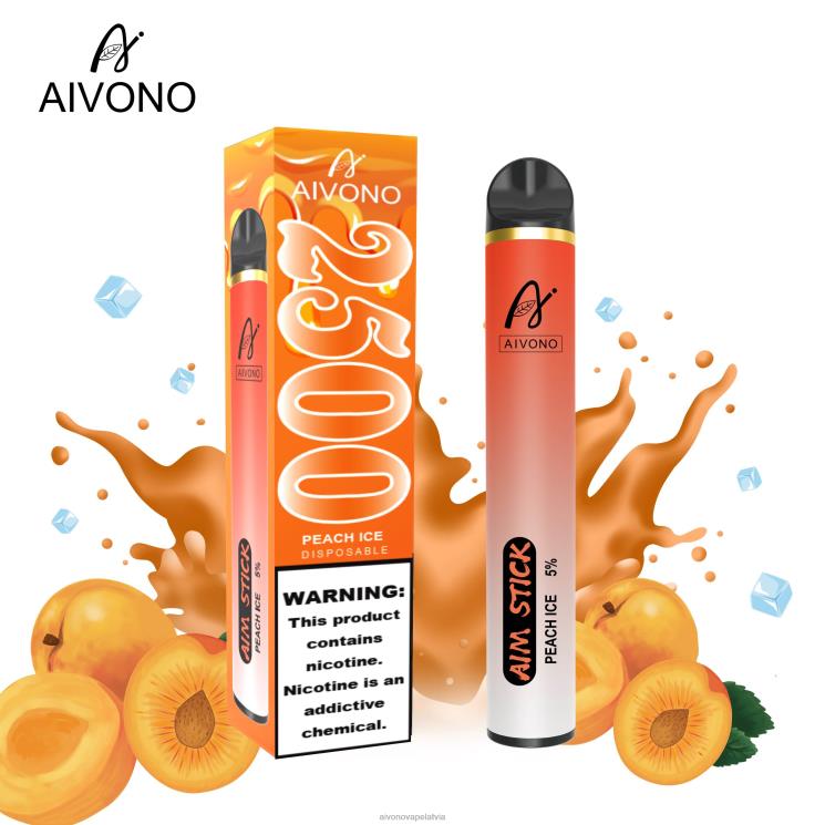 Aivono Vape Latvia - Aivono AIM STICK 2500 persiku ledus 4V8XV144
