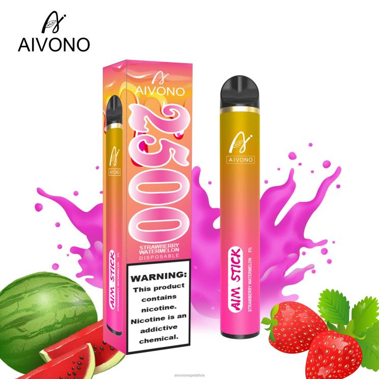 Aivono Vape Latvia - Aivono AIM STICK 2500 zemeņu arbūzs 4V8XV149
