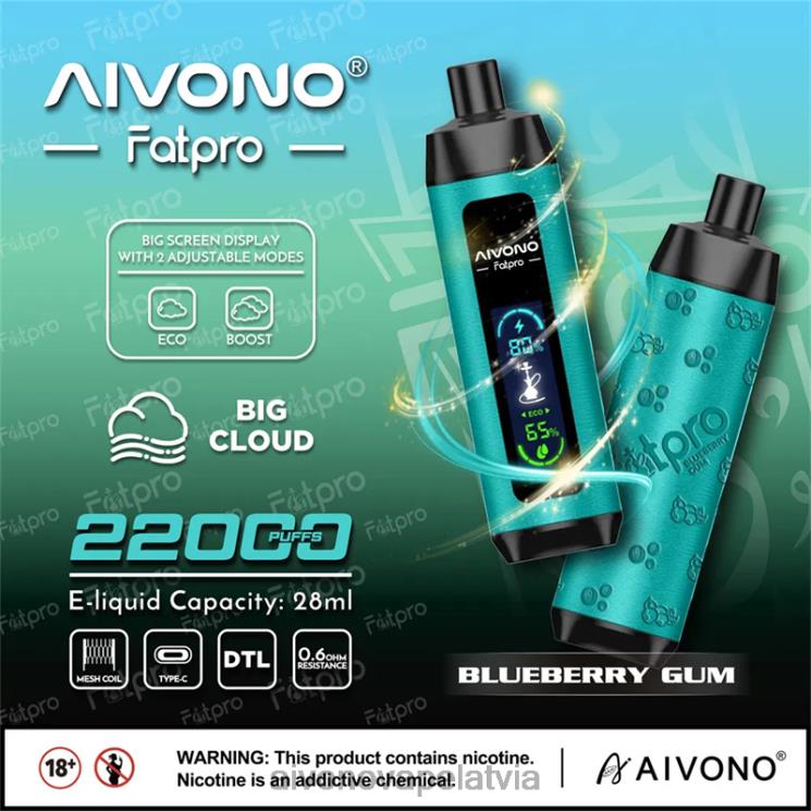 Aivono Vape Latvia - Aivono Fatpro 22000 melleņu gumija 4V8XV9