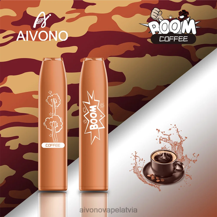 Aivono Vape Review - Aivono AIM BOOM 600 kafija 4V8XV356