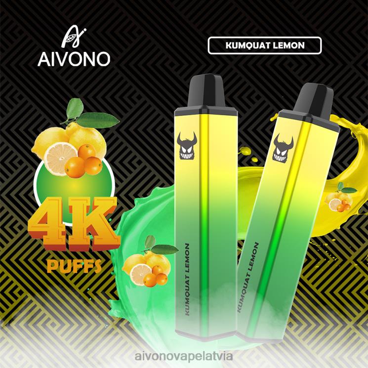 Aivono Vape Review - Aivono AIM FREAK 4000 kumquat citrons 4V8XV256