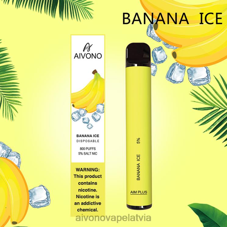 Aivono Vape Review - Aivono AIM PLUS 800 banānu ledus 4V8XV171