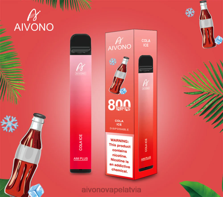 Aivono Vape Review - Aivono AIM PLUS 800 kolas ledus 4V8XV176