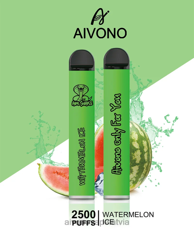 Aivono Vape Review - Aivono AIM SNAKE 2500 arbūzu ledus 4V8XV321