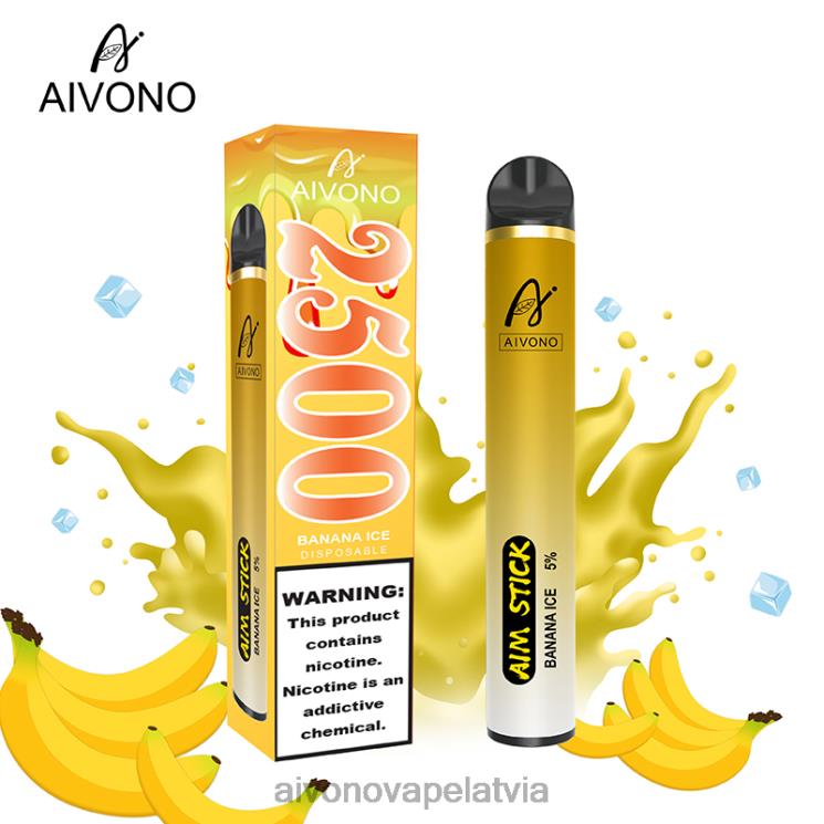 Aivono Vape Review - Aivono AIM STICK 2500 banānu ledus 4V8XV151