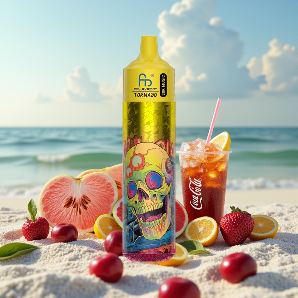 Fumot RandM Tornado 30000 Pūfu 30mL 5 ķiršu kola