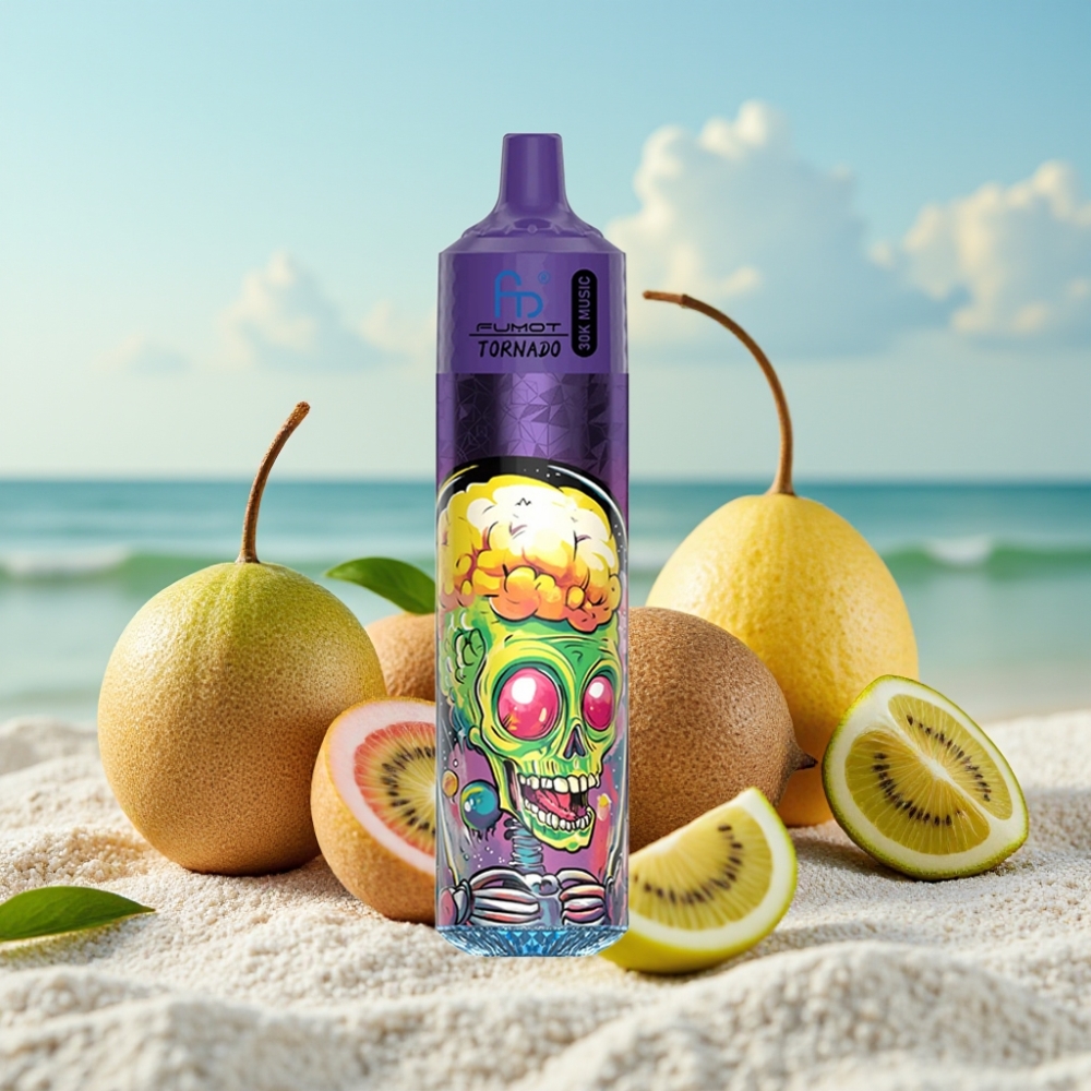 Fumot RandM Tornado 30000 Pūfu Disposable Vape Kivi Pasiflora Guava 30mL 5