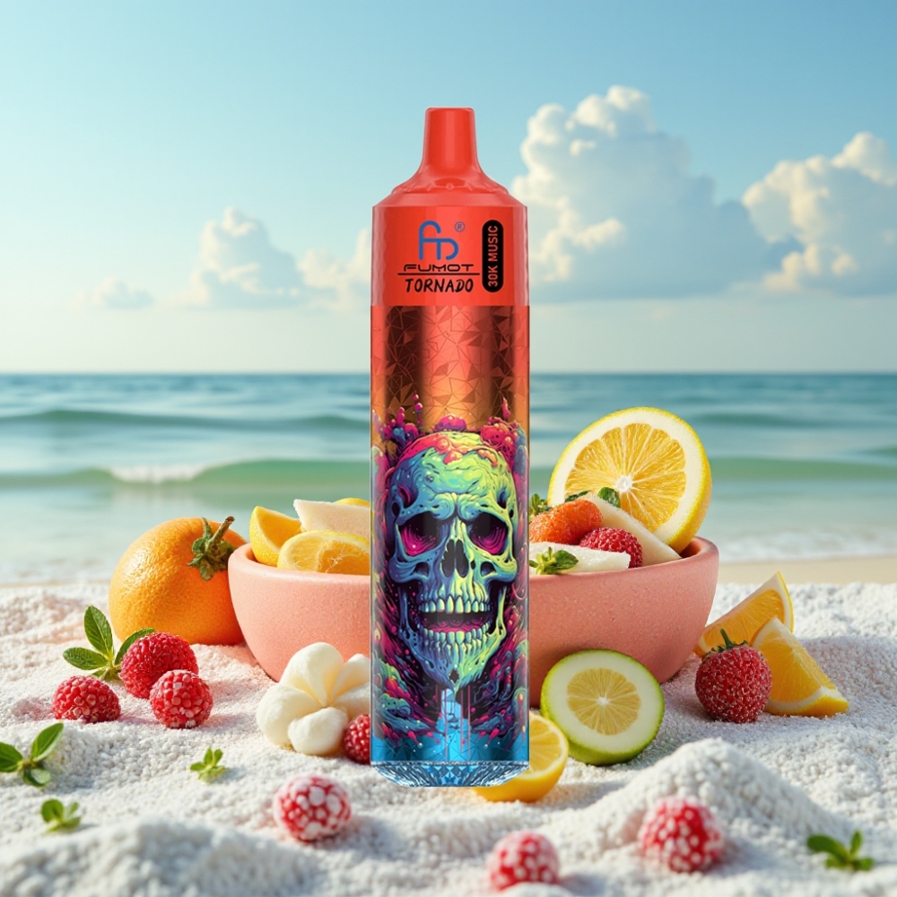 Fumot RandM Tornado 30000 Pūšas 30mL Lielaugu Ledus