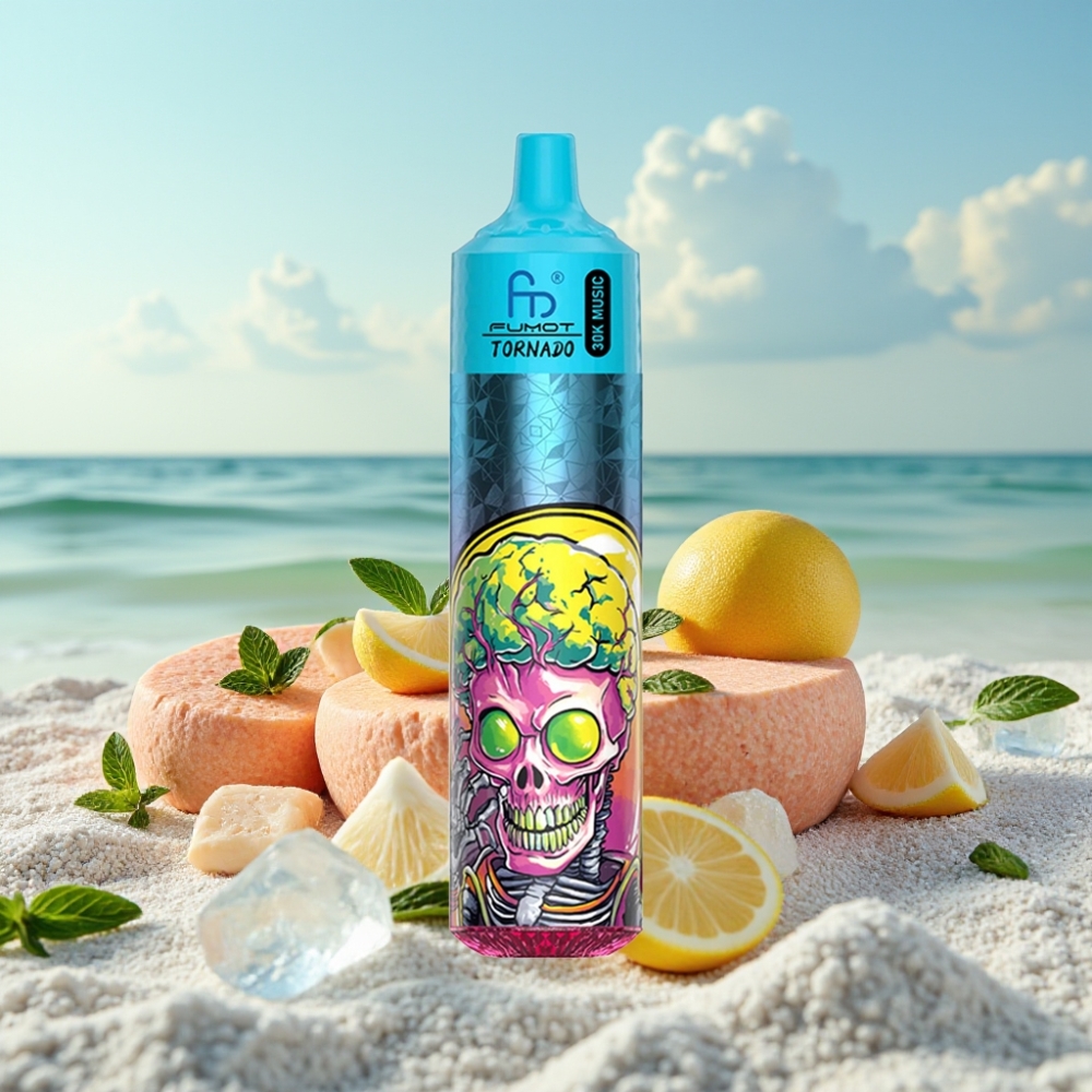Fumot RandM Tornado 30000 Pūšu 30mL 5 Mint Ledus
