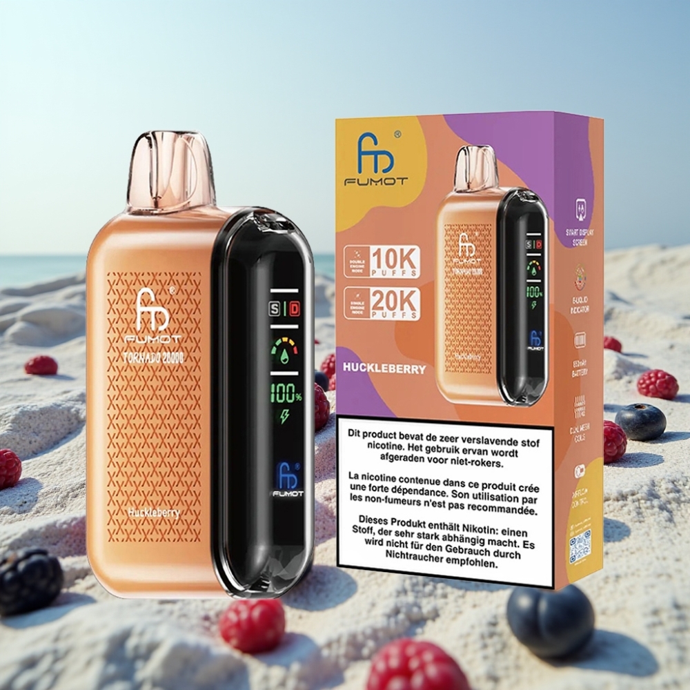 Fumot Tornado 20000 Puffi Dual Mesh 20ml 850mAh Krizbērja